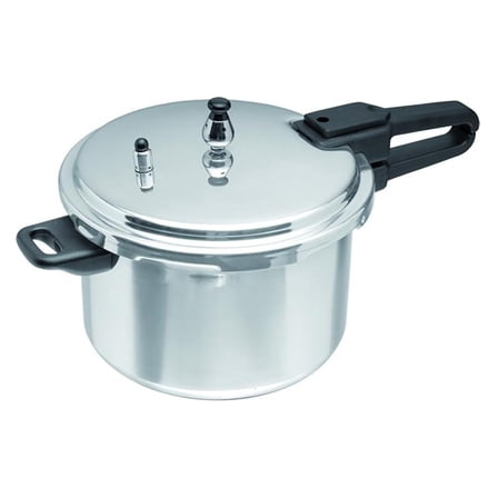 USA A417-80401 Aluminum Pressure Cooker 4.2Qt, Silver