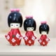 thumbnail image 3 of 3 Uds Muñeca Japonesa Creativa Regalo Coleccionable Muñecas Decoración Hecha a Mano Adornos para Decoración Adornos Navidad Regalos de Mesa Rojo Sunnimix muñecas japonesas, 3 of 8