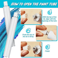 thumbnail image 4 of 48 Pcs Empty Aluminum Paint Tubes 20 Ml Paint Tubes for Making Paint and Store Remaining Paint Acrylic Oil, 4 of 6