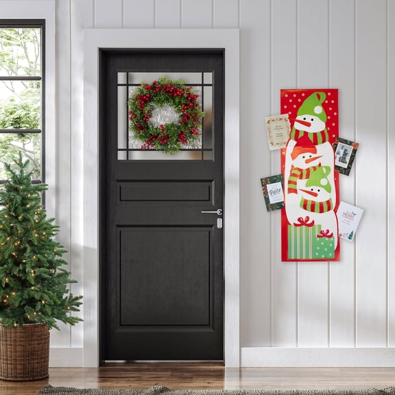 Snowman Christmas Card Wall Holders - 35.25" - Set of 4