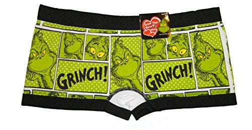 How The Grinch Stole Christmas Womens Seamless Boy Shorts Panty X-Large 8