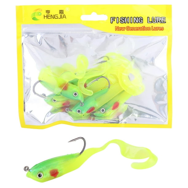 Fishing Lures,5PCS Fish Lures Artificial Seabass Bait Fishing Tackle Finely  Tuned Performance 