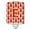 Cardinal & Gold, variant on Letter E Football Garnet & Gold Ceramic Night Light