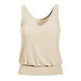 thumbnail image 2 of Dellytop Women V-Neck Sleeveless Tunic Knit Tank Top, 2 of 3