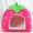 Pink, variant on Shldybc Winter Indoor Cat House Cat House Padded Cat House Folding Yurt Strawberry Tent on Clearance(31 * 31 * 33cm, Purple)