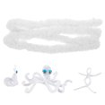 thumbnail image 3 of OUNONA Twisting Sticks Chenille Stems for Crafts Thick White 1Set DIY Craft Classroom Activities, 3 of 7