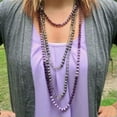 thumbnail image 4 of Extra Long Crystal Beaded Hand-knotted Chain Boutique Jewelry For Women Jewelry, 4 of 8