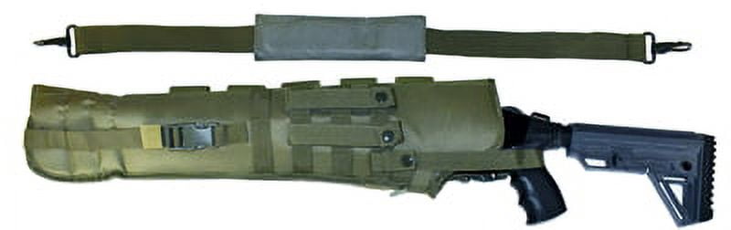 Trinity Shotgun Scabbard Padded Case Green 25 inches adjustable for Henry Axe in .410 Lever Action.