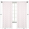 thumbnail image 5 of Sweet Jojo Designs Ballerina and Ballet Bows Girl Semi-Sheer Rod Pocket Curtain Panels Drapes Set 2 Piece, 5 of 5