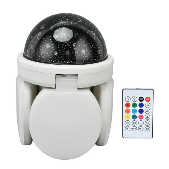Bulb Speaker Energy Saving RGB Color Light 48W E27 Lamp Head Remote Control Soft Lighting Equipment 85V-265V