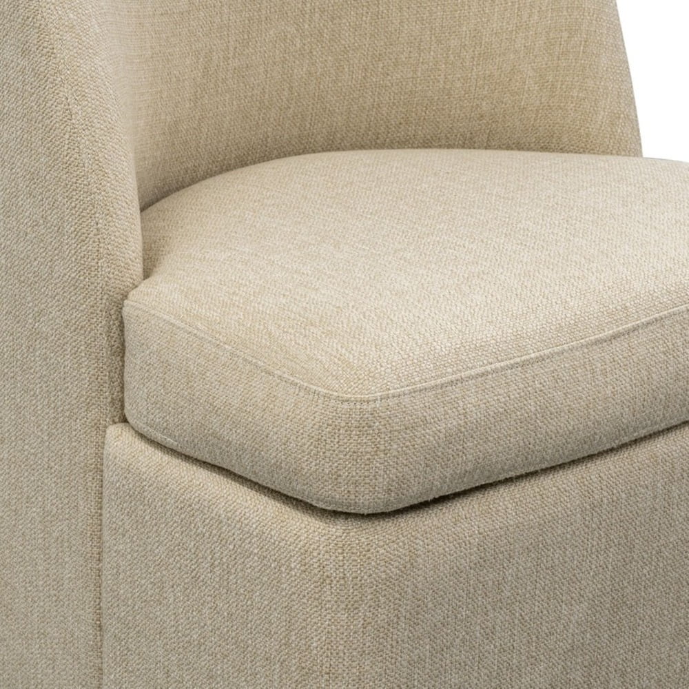 dining chair with castors taupe product