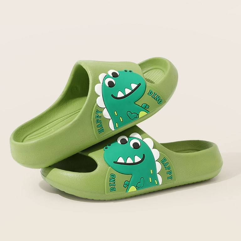 FINALGANG Kids Summer Slippers Shoes Girls Boys Indoor Outdoor