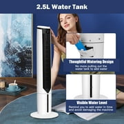 Costway 3-In-1 Evaporative Air Cooler 41 Portable Tower Fan Humidifier