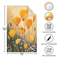 thumbnail image 2 of Multi-Purpose Kitchen Towels 28x18 Inch Dishcloths with Hanging Loop Decorative and Practical Towels for Kitchen, Dining Yellow Flowers on The Grass, 2 of 5