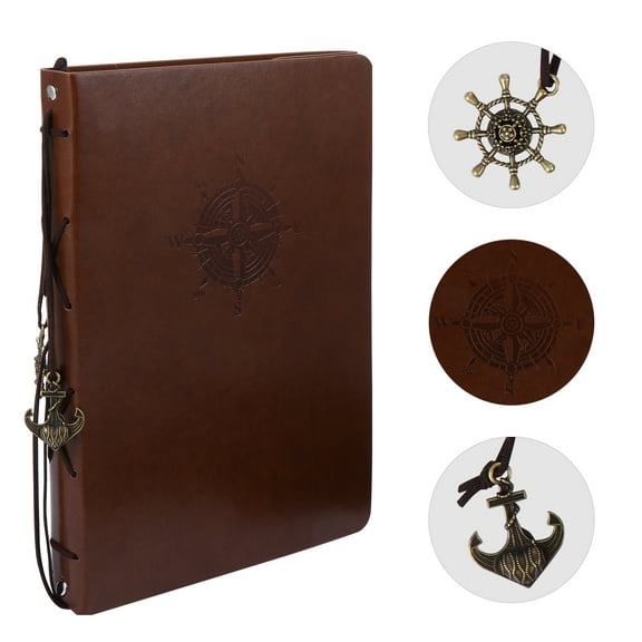 Scrap Book Photo Albums DIY Memory Leather Scrapbook Custom Baby