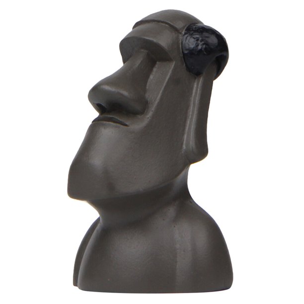 Figura de acción en miniatura de coloso de peluquería, con adornos de carne, micropaisajismo, decoración floral (gris oscuro, estilo tapones para los oídos).