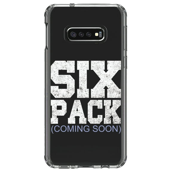 DistinctInk Clear Shockproof Hybrid Case for Samsung Galaxy S10e (5.8" Screen) - TPU Bumper Acrylic Back Tempered Glass Screen Protector - Six Pack (Coming Soon)