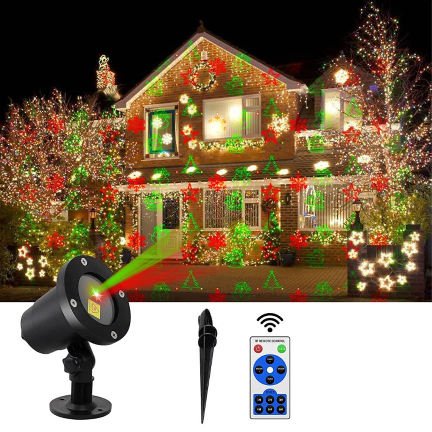 Christmas Outdoor Projector That Illuminates Your House 