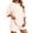 short sets 36#Beige, variant on WAYUTE Womens Sets 2 Piece Outfits Round Neck T Shirt and Sports Athletic Shorts Casual Comfortable Soft Solid Color Summer Outfit