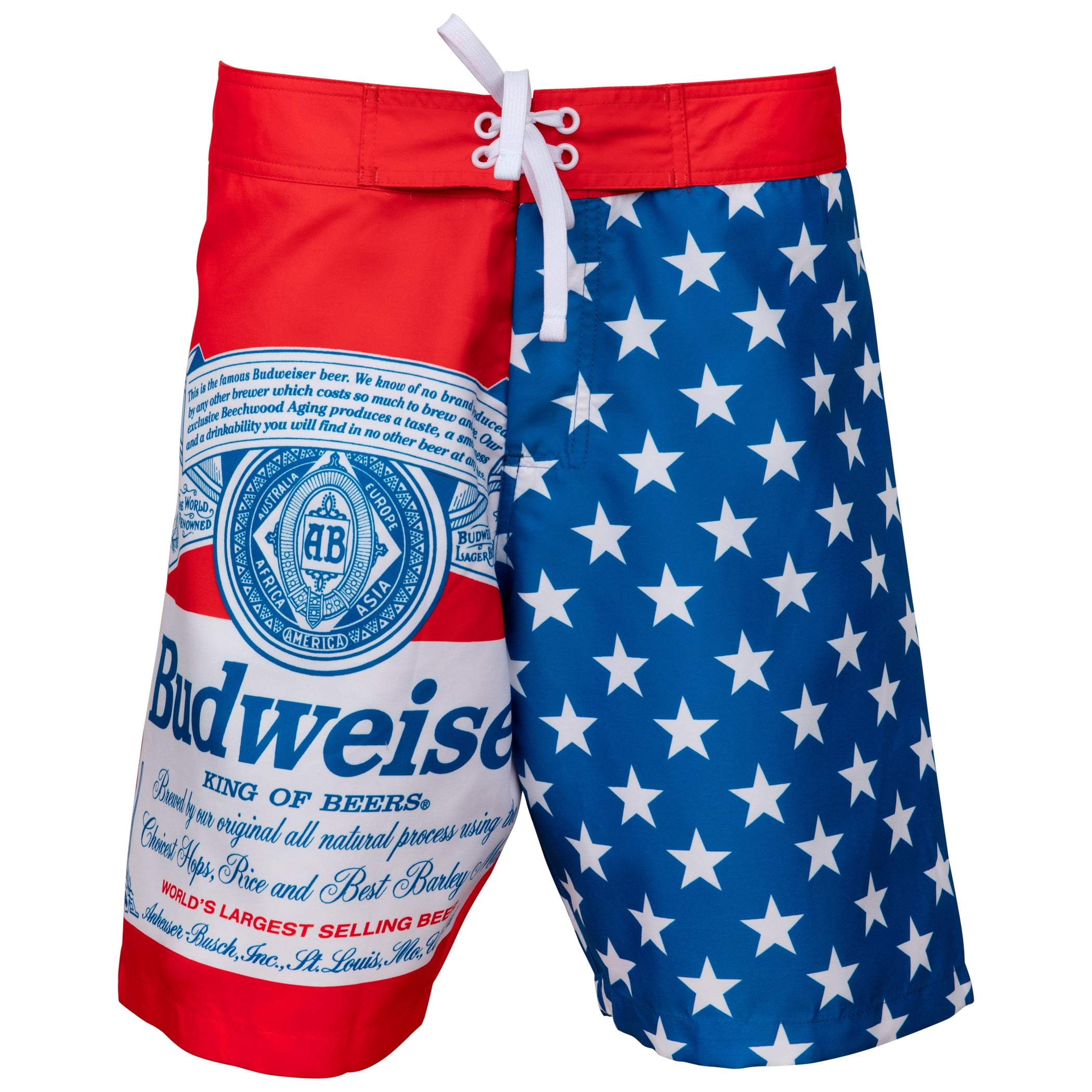 Budweiser Stars and Stripes Board Shorts-Large (34) - Walmart.com