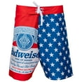 thumbnail image 3 of Budweiser 809482-Small - 30 Budweiser Mens Board Shorts, Stars & Stripes - Small 30, 3 of 7