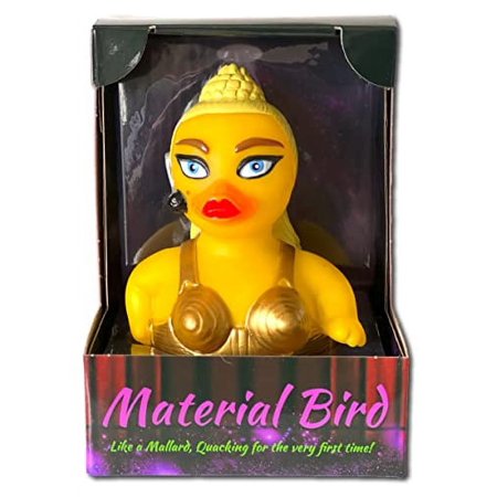 Material Bird - Floating Rubber Ducks - Collectible Bath Toy Gift for Kids & Adults of All Ages