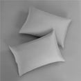 thumbnail image 3 of Microfiber Bed Sheet Set Hotel Style Deep Pocket，Cool & Breathable Bed Sheets Light grey, 3 of 8
