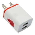 thumbnail image 1 of Dual Port Usb Charger,Wall Power Adapter,Portable Charging Plug,Lightweight Double Port Cube Usb Wall Charger Universal Portable Power Adapter Compatible With Most Smartphones Tablets,US-Red, 1 of 8