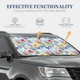 thumbnail image 3 of Goofa Cactus1 Pattern 2 Piece Car Windshield Sun Shade Foldable | Front Windshield Shade for Sun, Heat and UV Rays | Sunshade for Car Front Window-, 3 of 7