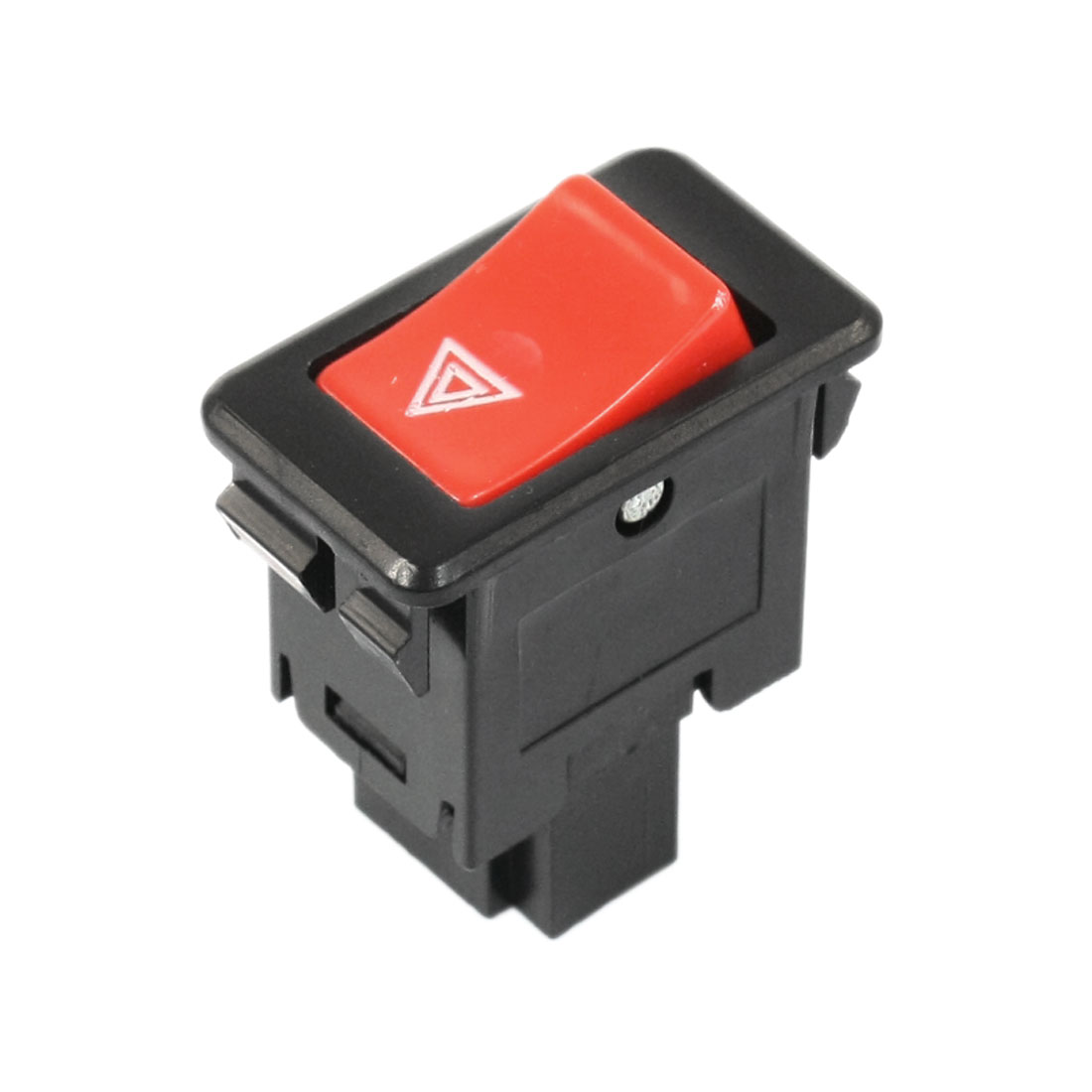 Car Auto Control DPST Emergency Hazard Rocker Boat Switch Black Red