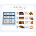 thumbnail image 2 of OMNIYA Delicacy Chocolate Candy Baby Boy Box Mixed Nuts 32 Pieces 1.27 Pounds, 2 of 5