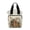 Books Floral, variant on Chririnla Leopard Print Insulated Lunch Box for Women,Portable Lunch Bags with Zipper and Front Pocket for Work or Shopping