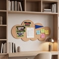 thumbnail image 4 of Cloud Shaped Bulletin Board Adhesive Pin Board Wall Mount Display Board, Cute Cloud-Shaped Thick Board for Photos Notes and Reminders, No-Drill Wall Decor for Kid Room Study and Office Display, 4 of 6