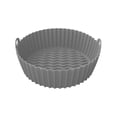 thumbnail image 2 of CRCMURE Cooking Utensils Round Reusable Silicone Tray Air Fryer Accessories For Kitchen, 2 of 4