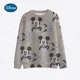 thumbnail image 3 of Suéter navideño de pareja de Mickey Mouse con dibujos animados de Disney Suéter fino de otoño para mujer/hombre Ropa de mujer de los años 90, 3 of 5