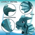 thumbnail image 2 of Fedpow Wings of Fire Dragon Wings Dragon Plush Stuffed Animal Cute Fire Dragon Plushies Stuffy Merch(Navy), 2 of 12