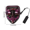 thumbnail image 4 of Máscara Payaso Fantasma Fluorescente Horror Halloween para Fiesta Disfraces Carnaval, 4 of 9