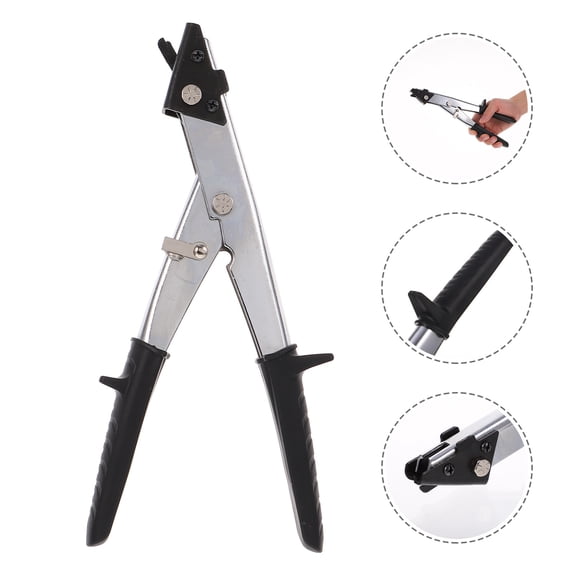 FONWILYO 1Set Metal Sheet Shears Lever Labor-Saving Design for Artisans in Carpets and Plastic Tubes Cutting