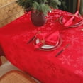 thumbnail image 5 of SASTYBALE Christmas Tablecloth Rectangle, Jacquard Snowflake Pattern Table Cloth for Rectangle Tables, Water Resistant Rectangular Tablecloths for Dining Room & Holiday Decoration, 5 of 7