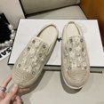thumbnail image 1 of Nuevos zapatos planos de flores de encaje Vintage para mujer, mocasines transpirables de ocio elegantes exquisitos ligeros para mujer Summer35 combinables con todo Gao Jinjia LED, 1 of 2