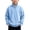 Light Blue, variant on BXJX Boys Sweatshirts with Half Zip Size 10-12 T, Stand up Collar Long Sleeve Waffle Knit School Pullover Tops Beige
