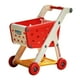 thumbnail image 4 of Mini carrito de compras Toy Mart Carrito de compras Fácil de empujar Juego de carrito para bebé Rojo, 4 of 9