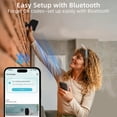 thumbnail image 3 of Solar Security Camera Wireless Outdoor - FHD 2K Battery Powered Cameras for Home Security Outside, 2.4G&5G WiFi Surveillance Indoor, AI Motion Detection, Color Night Vision, 2-Way Talk, Waterproof, 3 of 10