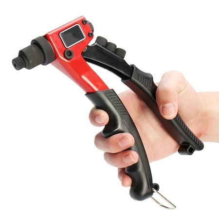 Heavy Duty Hand Riveter - 8'' Heavy Duty Professional Hand Riveter Pop Ergonomic Tool PRO Steel 5/32''