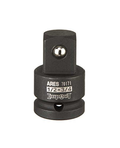 ½-Inch F to 3/4-inch M Impact Socket Adapter Chrome-Molybdenum Steel Construction Exceeds ANSI Standards and Ensures Life Time Use ARES 70171 