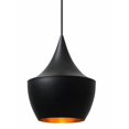 thumbnail image 1 of Pendentif de style moderne noir et or, 1 of 2