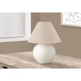 thumbnail image 1 of Monarch Specialties Lighting, 16"h, Table Lamp, Cream Shade, Cream Ceramic, Contemporary, 1 of 5
