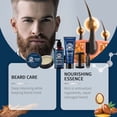 thumbnail image 4 of Set de barba de sándalo para hombres: cinco productos de belleza de tamaño completo para ayudarlo a completar su cuidado diario Limpiador de barba Loción facial para barba Aceite hidratante para barba, 4 of 5