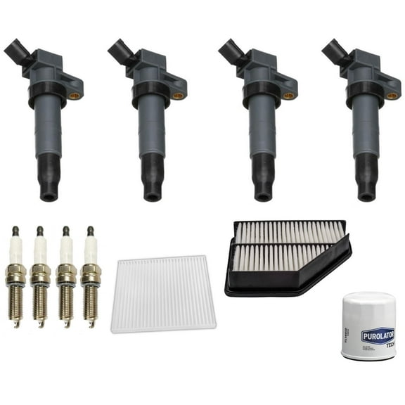 Ignition Coils Spark Plugs & Filters For Hyundai Genesis Coupe 2.0L 2010-2012
