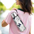 thumbnail image 6 of 20 Oz Butterfly and Leaves Pattern Coffee Tumbler Double Wall Insulated Stainless Steel Water Bottle | Metal Reusable Thermoses Flask with Cup Cap | Leak & Sweat Proof with Anti-Dust Lid, 6 of 7